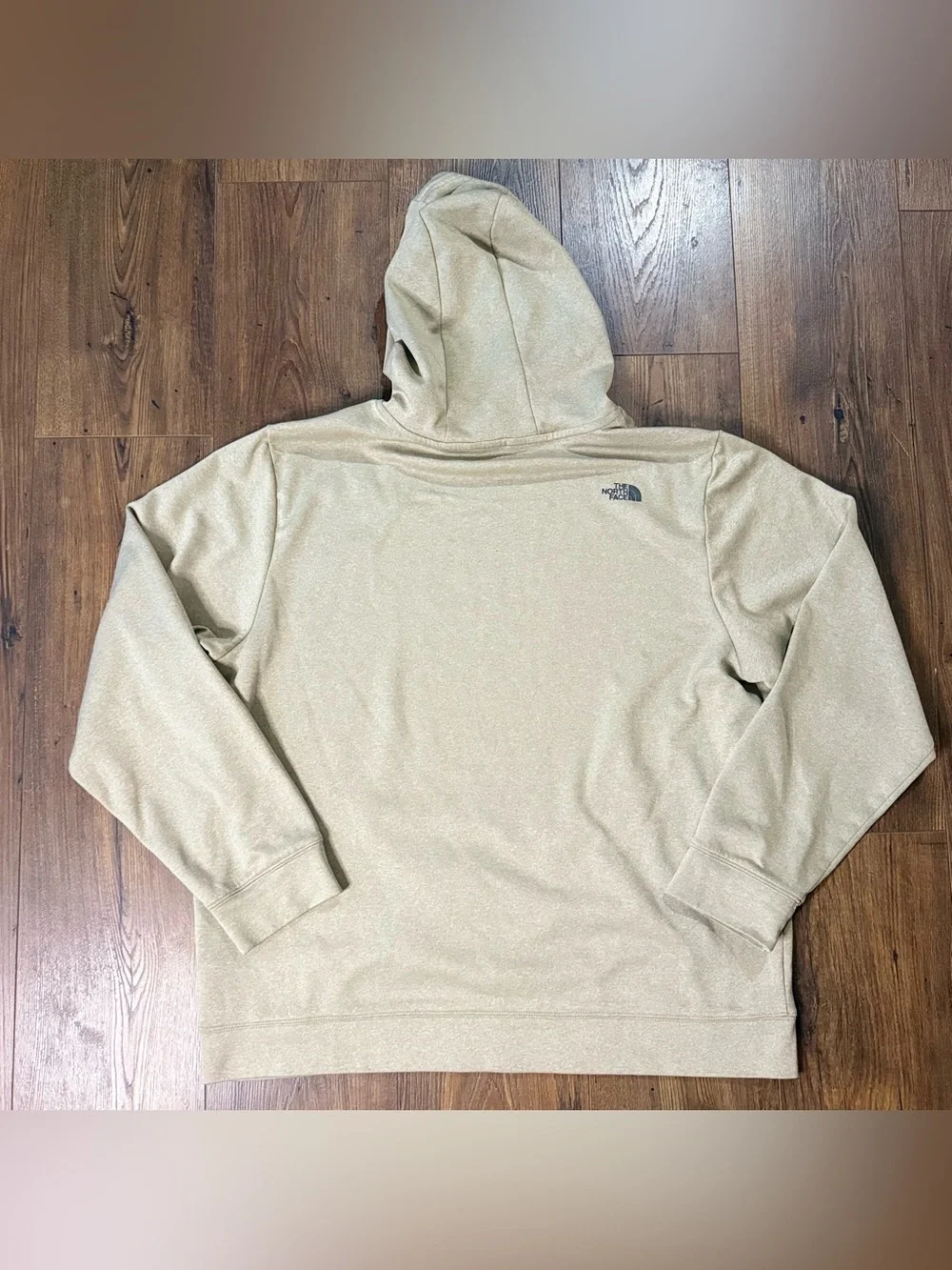 The North Face Men’s XL Pullover Hoodie Beige Tan Half Dome Logo Fleece